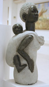 title:'Mother with Child, Steward Chapengah'
